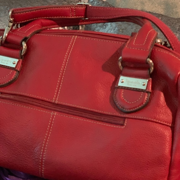 Tignanello Red Leather shoulder bag - Picture 7 of 8